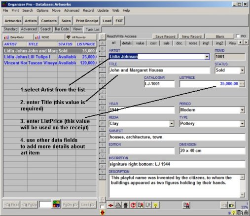 screenshot of Small Gallery Organizer Pro